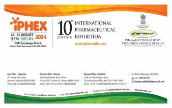 10th edition of iPHEX 2024 India | 28-30 August, 2024 | IEML Greater Noida, Delhi-NCR India.